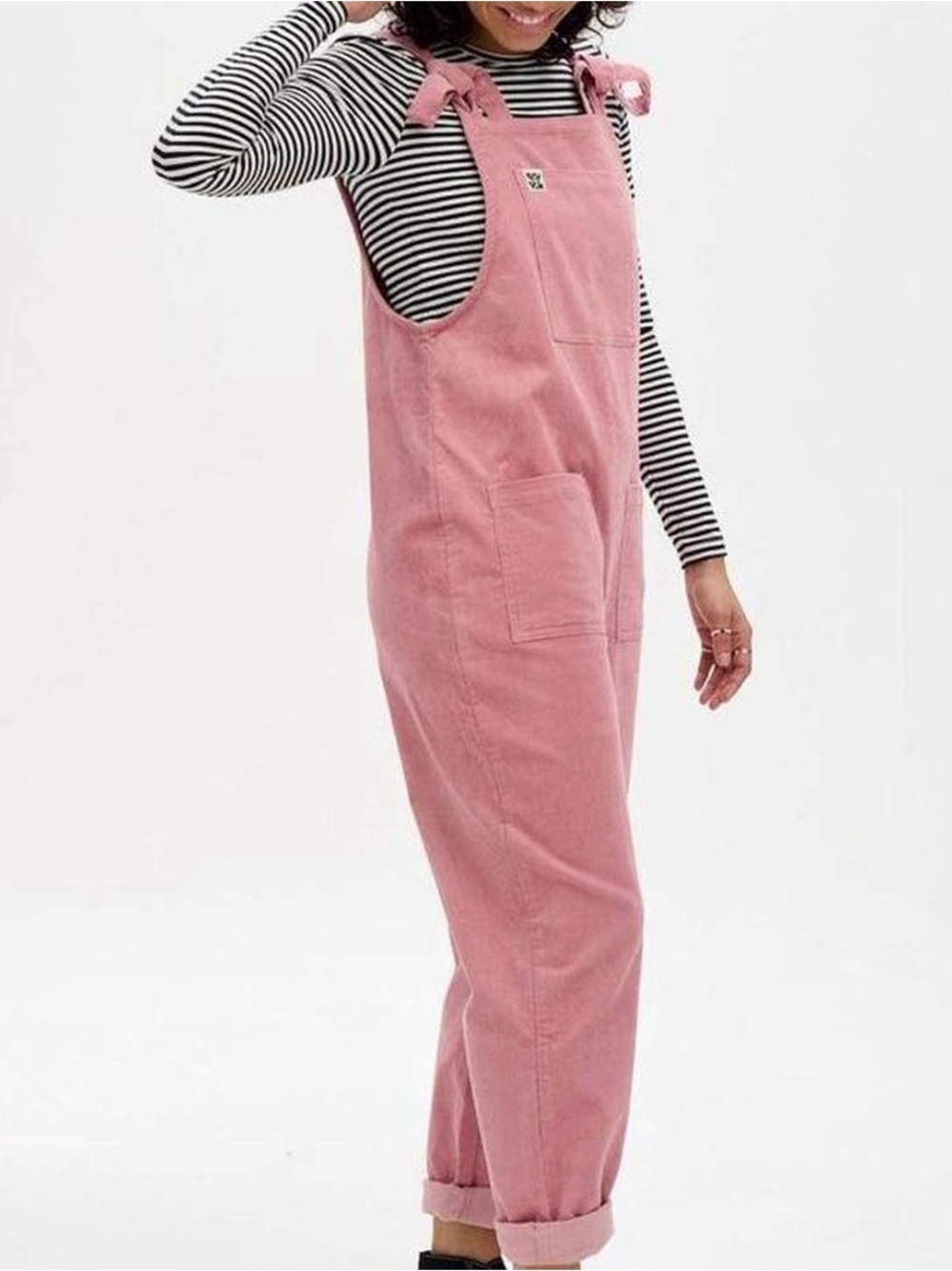 Lucy Yak Pink Corduroy Overalls